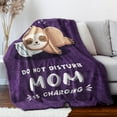thumbnail image 4 of Grandma Birthday Gifts, Grandma is Charging Sloth Blanket, Gifts for Grandma from Grandkids, Grandma Gifts for Grandparents Day Christmas, Super Soft Throws Blanket for Grandma 60" x 50", 4 of 5