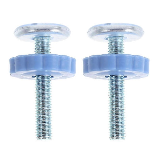2 Pcs Gate Screws Metal Screws for Baby Safety Gates Kids Guardrail Accessories Non-Punching Screws for Home Stair and Window Protection