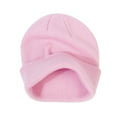 thumbnail image 3 of Cethrio Beanies Hats for Kids, Thermal Warm Stretchy Cotton Winter Hats Pink Size 2-6 T, 3 of 5