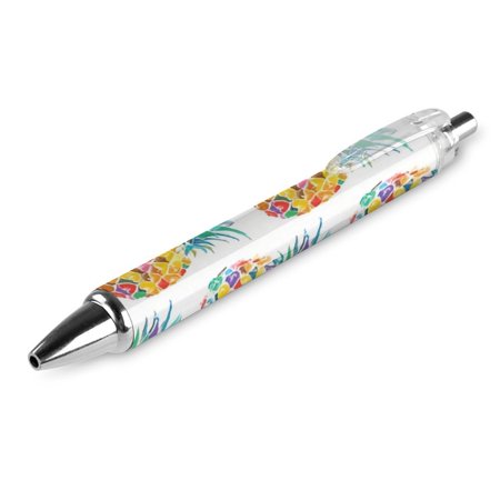 Myst Design 1 PCS Ballpoint Pen Black Ink Ball Pen, Pattern Image Pineapple Fruit Signing Pen, Smooth Writing Press Type Stationery Pen Office Stationery Supplies Gifts
