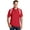 True Red/White, variant on Sport-Tek ® Dry Zone ® Colorblock Raglan Polo. T476