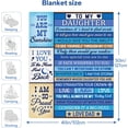 thumbnail image 6 of Daughter Gifts, Daughter Blanket from Mom and Dad, to My Daughter Blanket, Gifts for Daughter from Mom Ideas, Daughter Birthday Gifts, Birthday Gifts for Daughter Adult Christmas (Words,40x50), 6 of 6