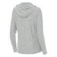 thumbnail image 3 of Women's-Antigua  Heather Gray Ryan Blaney Daybreak Quarter-Zip Pullover Hoodie, 3 of 3