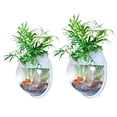 thumbnail image 6 of CreativeArrowy 1pcs Wall Fish Bubble Wall Hanging Bowl Clear Acrylic Vase 9in/11in Flower Plant Pot Aquarium, 6 of 8