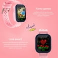 thumbnail image 4 of Gallickan Smart Watch for Kids, 1.44 Inch Screen Smartwatch, Kids Phone Watch, Two-Way Call, Photo, Positioning, Waterproof, Long Battery Life, Fun Games, Pink, 4 of 9