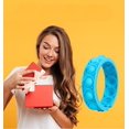 thumbnail image 3 of 2 Pcs Pops Bubble Simple Dimple Toy Fidget Colorful Silicone Bracelet Anxiety Sensory Band, Luminous Yellow Bracelet, 3 of 7