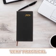 thumbnail image 3 of Minkissy Pocket Weekly Planner For Purse Black Paper For Note Taking Travel 1Pcs, 3 of 8