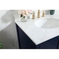thumbnail image 4 of 30 inch single bathroom vanity in blue with backsplash, 4 of 8