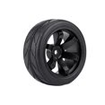 thumbnail image 3 of Peahefy 4pcs/set Tires Rubber Tyre Racing Off-Road Vehicle Wheel Rim for RC 1:10 Car Part, 1/10 Off-road Tires, RC Accessory, 3 of 8