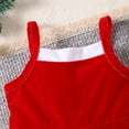 thumbnail image 3 of GYRATEDREAM 6M-5Y Toddler Baby Girl Christmas Outfits Bell Bottom Pants+Hat for Infant Toddler,Suspender Bell-Bottom, 3 of 6