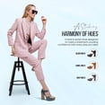 thumbnail image 6 of L'Artiste Debbihary Mary Jane Pump Shoes for Women | Pointed Closed Toe High Heels for Women with Rose Embossed Details and Adjustable Ankle Strap, 6 of 9