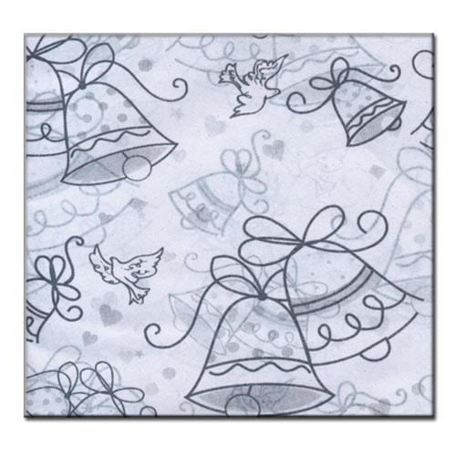 Wedding Bells Tissue Paper - 6 Count