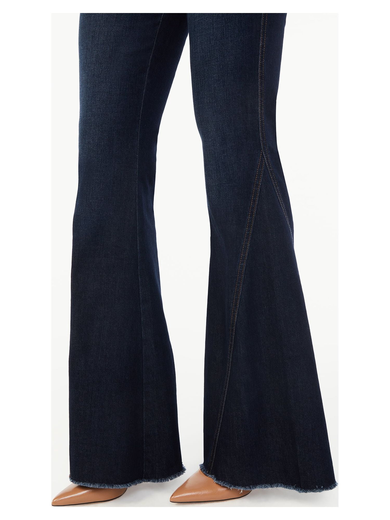 Sofia Jeans Women's Melisa Super Flare High Rise Pull On Jeans