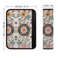 thumbnail image 6 of WYYP Flowers Circular Design Vintage Car Seat Belt Cover Pad Soft Comfort Car Seat Belt Pads Cover Ideal for Car Interior Accessories 2Pcs, 6 of 6