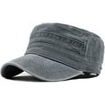 thumbnail image 1 of Gorra de béisbol ajustable SSuperp Estilo militar vintage gris, 1 of 3