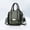 Armygreen, variant on Fashion Top Handle Satchel for Women PU Leather Crossbody Bag Zipper Closure Shoulder Bag with Cute Mini Pendant for Daily Use, Party, Travel, Shopping