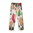 thumbnail image 5 of Fotbe Christmas Gingerbread Cookies Men's Pajama Pants,Sleepwear Pants,Pj Bottoms Drawstring And Pockets-Small, 5 of 9