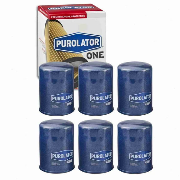 6 pc Purolator ONE PL14477 Engine Oil Filters for Oil Change Lubricant Filters Fits select: 2002-2011 TOYOTA CAMRY, 2005-2006 TOYOTA COROLLA