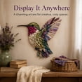 thumbnail image 5 of 3D Patchwork Bird DIY Craft Kit, Creative Handmade Sewing Craft Project, Colorful Hummingbird Embroidery Art Set, Fabric Bird Decor Making Kit for Handcraft Lovers,Twilight, 5 of 7