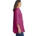 thumbnail image 3 of Woman Within Plus Size Button-Front Embroidered Tunic, 3 of 6