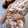 thumbnail image 2 of Sweet Jojo Designs Boho Floral Wildflower Rust Orange and Ivory Girl Decorative Satin Pillowcases, 2 of 6
