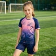 thumbnail image 6 of LIIPEE Summer Outfits For Boys Athleisure Graphic Short Sleeve Tees Solid Color Shorts 2 Piece Set Kids Quick Drying Breathable Sports Training Outfit Sets,3-4 Years, 6 of 6