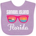thumbnail image 3 of Inktastic Sanibel Island Florida Vacation Girls Baby Bib, 3 of 4
