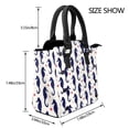 thumbnail image 4 of Zufioo Seahorses and Hearts Print Leather Rivet Shoulder Bag, Microfiber PU Leather Adjustable Shoulder Strap Handbag, Ideal Gift for Women-One Size, 4 of 6