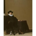 thumbnail image 2 of Hendrik Gerritsz Pot 20x24 Gold Ornate Framed and Double Matted Museum Art Print Titled - Portrait of a Man in Black Velvet Costume (1605-1657), 2 of 4