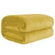 thumbnail image 2 of Manta de forro polar de color liso de 100x140cm, suave, de microfibra de poliéster, para cama, sofá, todas las estaciones, ligera, transpirable, ideal como regalo (amarillo pálido, 1 pieza). Rkxzt, 2 of 9