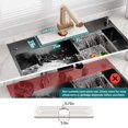 thumbnail image 4 of Bandeja absorbente de agua Faucet Mat Geormoe Diatomite Kitchen de 14 pulgadas, 4 of 8