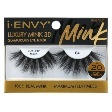 Kiss I Envy Luxury Mink 3D 04 Lashes (Pack of 3)