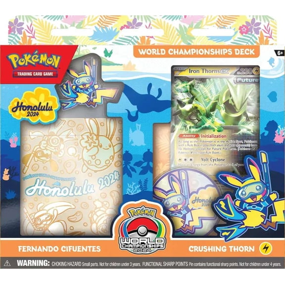 Collectible Pokemon 2024 World Championships Crushing Thorn Deck