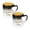 A 2Pack, variant on 2Pcs Heart Shaped Color Changing Mug For Mom Day 325ml Funny Heat Changing Mom Coffee Mug Birthday Glass Bottle