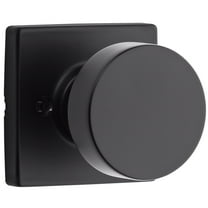 Pismo Square Hall/Closet Knob in Matte Black