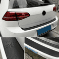 thumbnail image 6 of Car Auto 4D Carbon Fiber Plate Sticker Sill Scuff Cover Trunk Protection Strip, 6 of 12