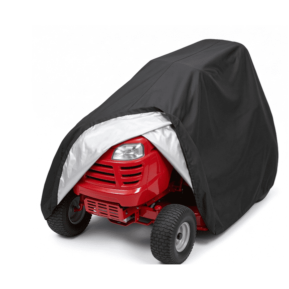 CWYEYE Universal Riding Lawn Mower Cover 72.05×53.94×46.06 Inches, 210D Heavy Duty Oxford Waterproof Lawn Tractor Protector.