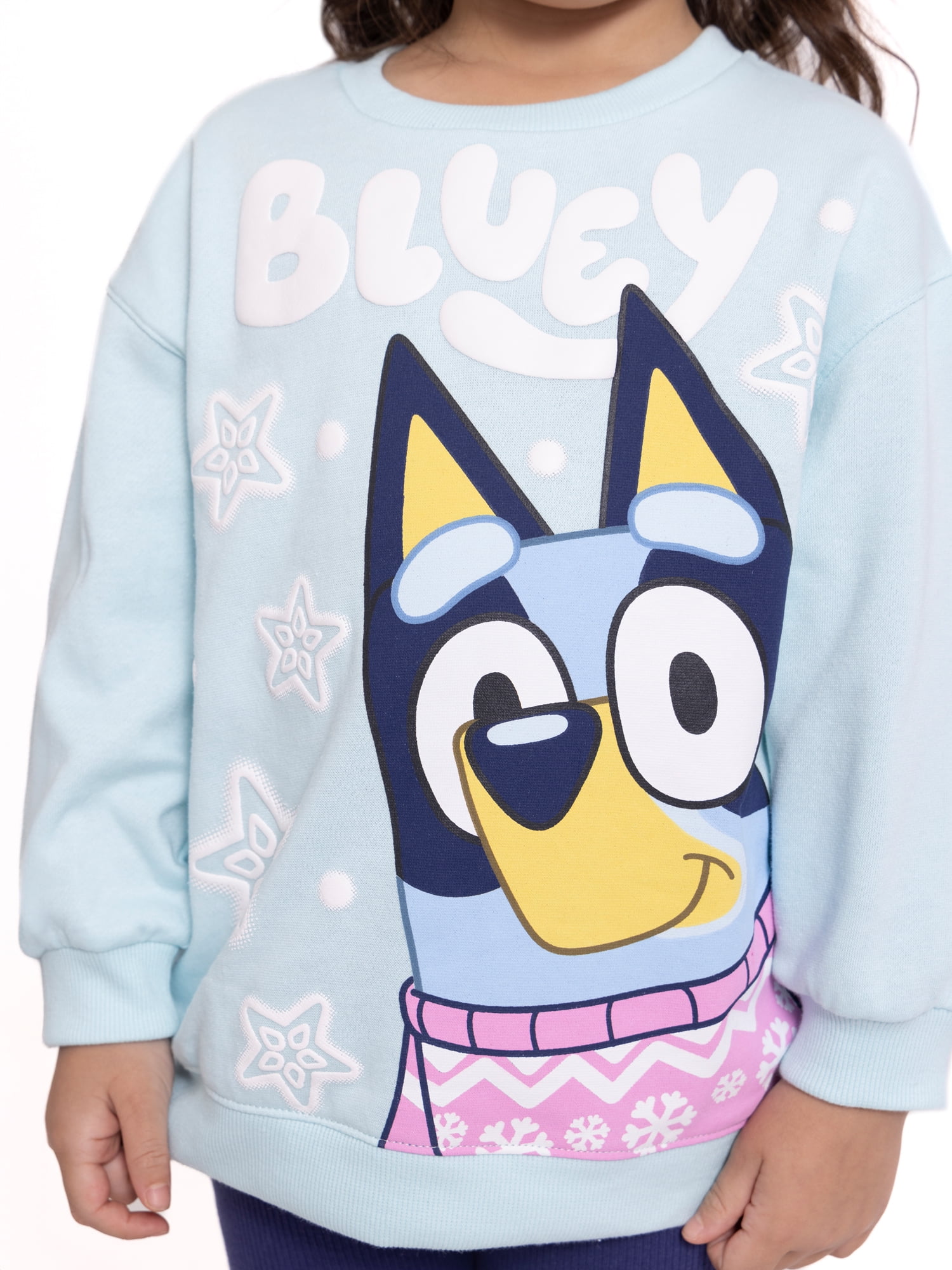 Bluey Toddler Girls Graphic Sweatshirt and Flare Leggings Set, 2-Piece, Sizes 12M-5T