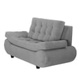 thumbnail image 2 of Sala Bali Rogga (Love Seat, Love Seat, Taburete) Gris, 2 of 8