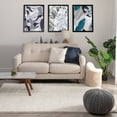 thumbnail image 6 of Well Woven Solid Color Ivory Soft Shag Area Rug 9x13 (9'3" x 12'6"), 6 of 7