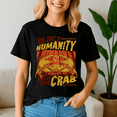 thumbnail image 2 of Reject Humanity Crab Shirt, Horror Crab Horror T shirt, Meme Shirt, Funny Shirts, Funny Gift, Graphic Tees, 2 of 5