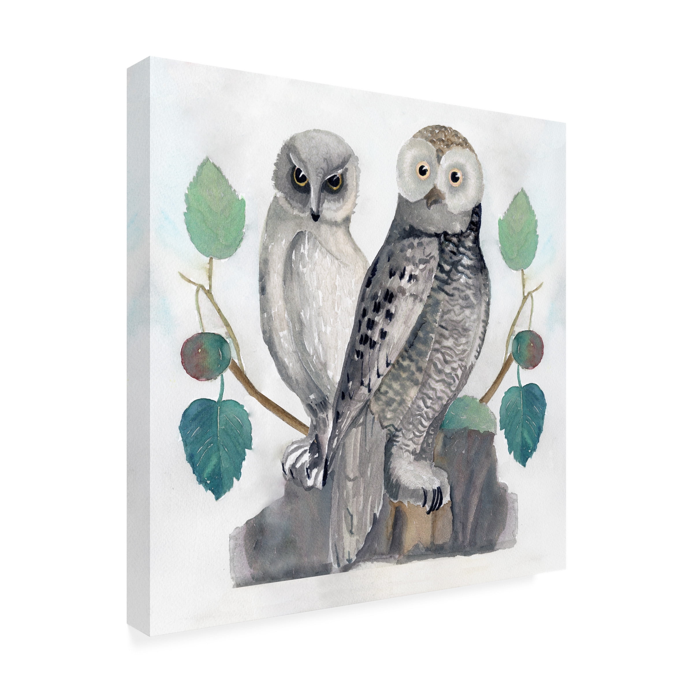 Stellar Design Studio 'Traditional Owls I' Canvas Art