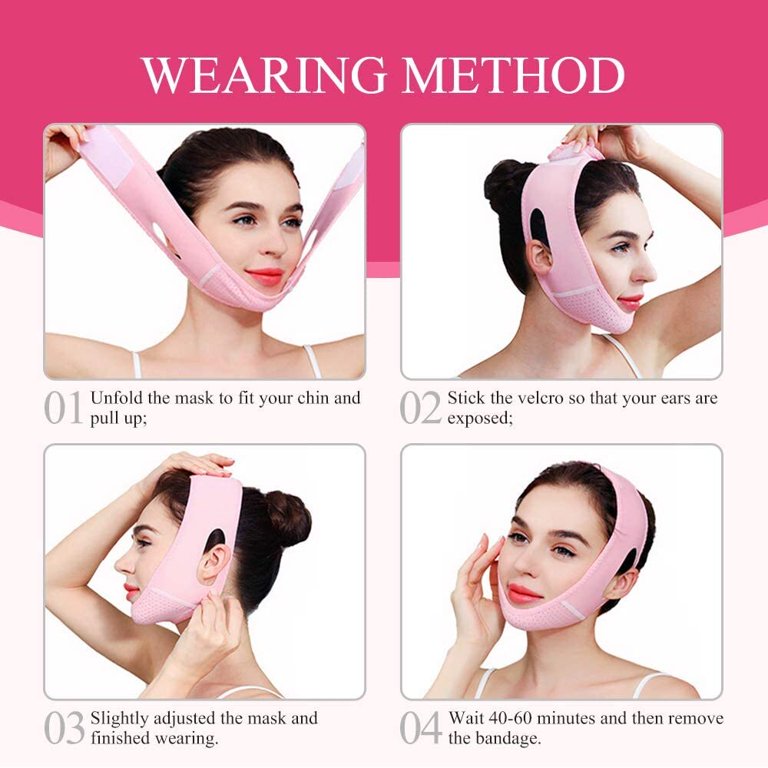 Compre Face Slimming Strap Double Chin Reducer V Shaped Mask Chin