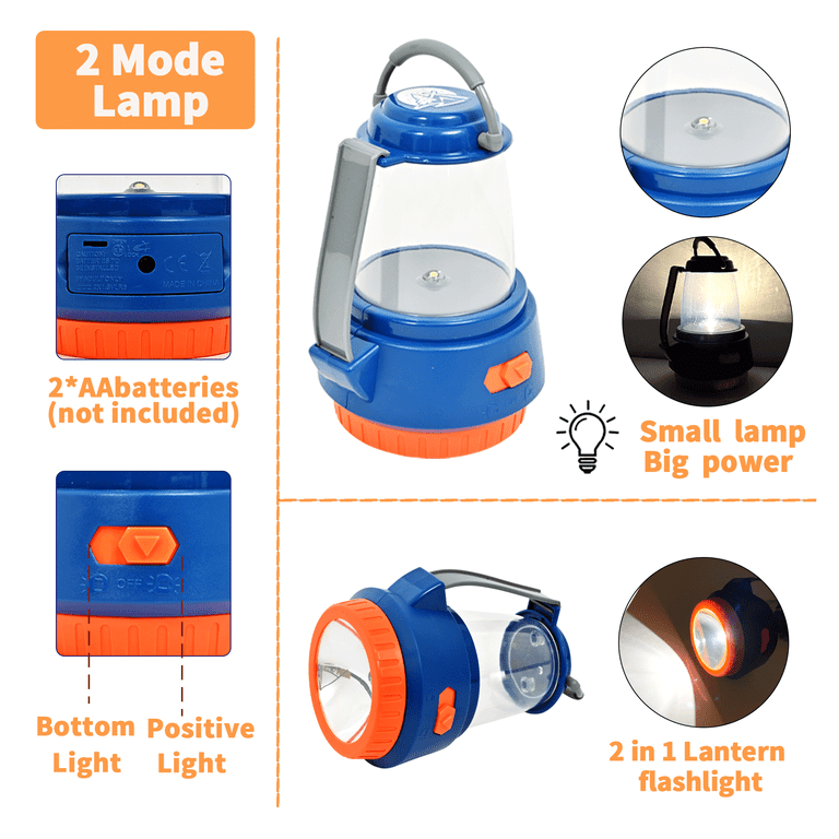 Gear Up 2-in-1 Outdoor Camp Lantern/Flashlight