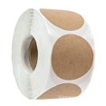 thumbnail image 1 of 500Pcs / Roll Mini Stickers Etiquetas Adhesiv Papel Kraft , Marrón, 2 piezas BLESIY Pegatinas Kraft en blanco, 1 of 8