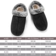 thumbnail image 3 of Ecetana Womens Closed Back Slippers Warm Soft Comfy Memory Foam Non-Slip House Shoes with Fluffy Collar, 3 of 8