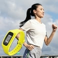 thumbnail image 3 of Digital Fitness Wristband with LCD Pedometer Steps Walking Distance and Activity Tracking, 3 of 6