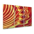 thumbnail image 3 of ALL MY WALLS 'Light 9' 3-piece Metal Wall Hanging Set, 3 of 5