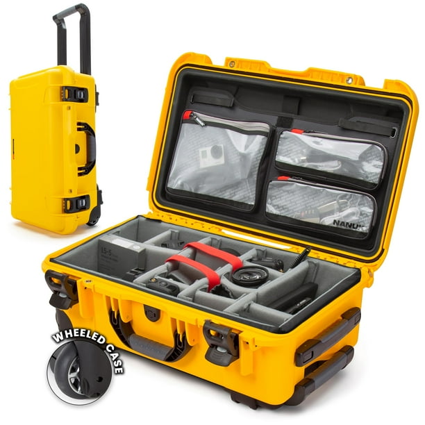 Funda rígida para cámara NANUK 935 Pro Photo Kit impermeable, color amarillo