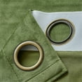 thumbnail image 5 of PHOENIGON Velvet Solid Color Metal Grommets Room Darkening Curtain Panels (Set of 2 ), 5 of 10
